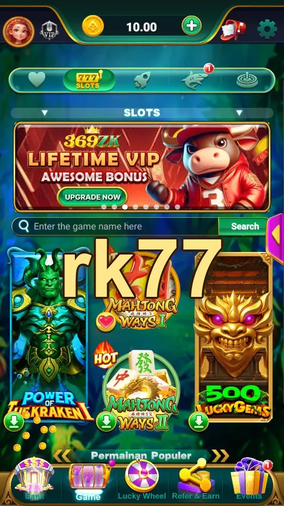 rk77 Masuk